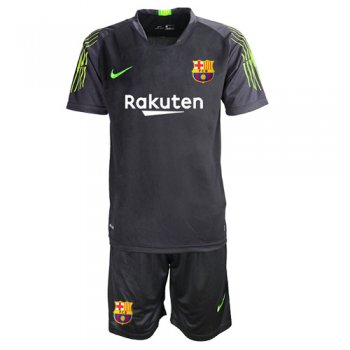 Maillot negra de fútbol de portero de B-arcelona 19/20