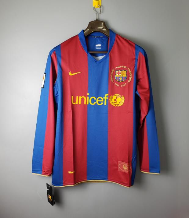 Maillot Retro B-arcelona Domicile 07/08 ML