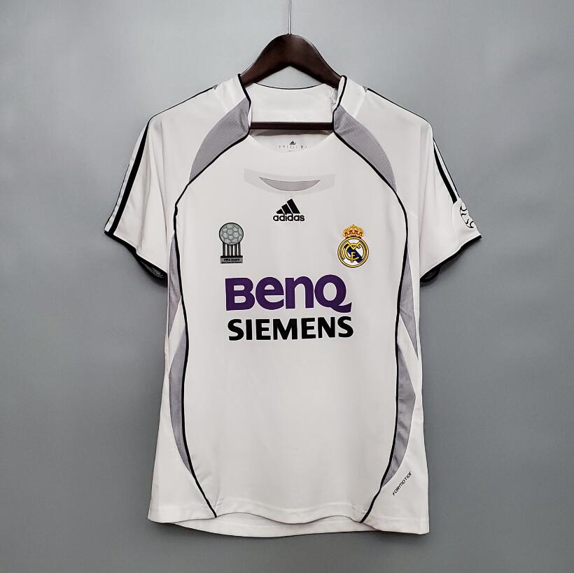 Maillot Retro Real M adrid Domicile 06/07