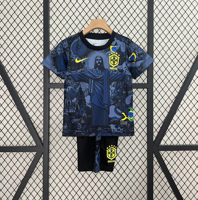 Maillot Brasil Édition Spéciale 24/25 Noir Junior