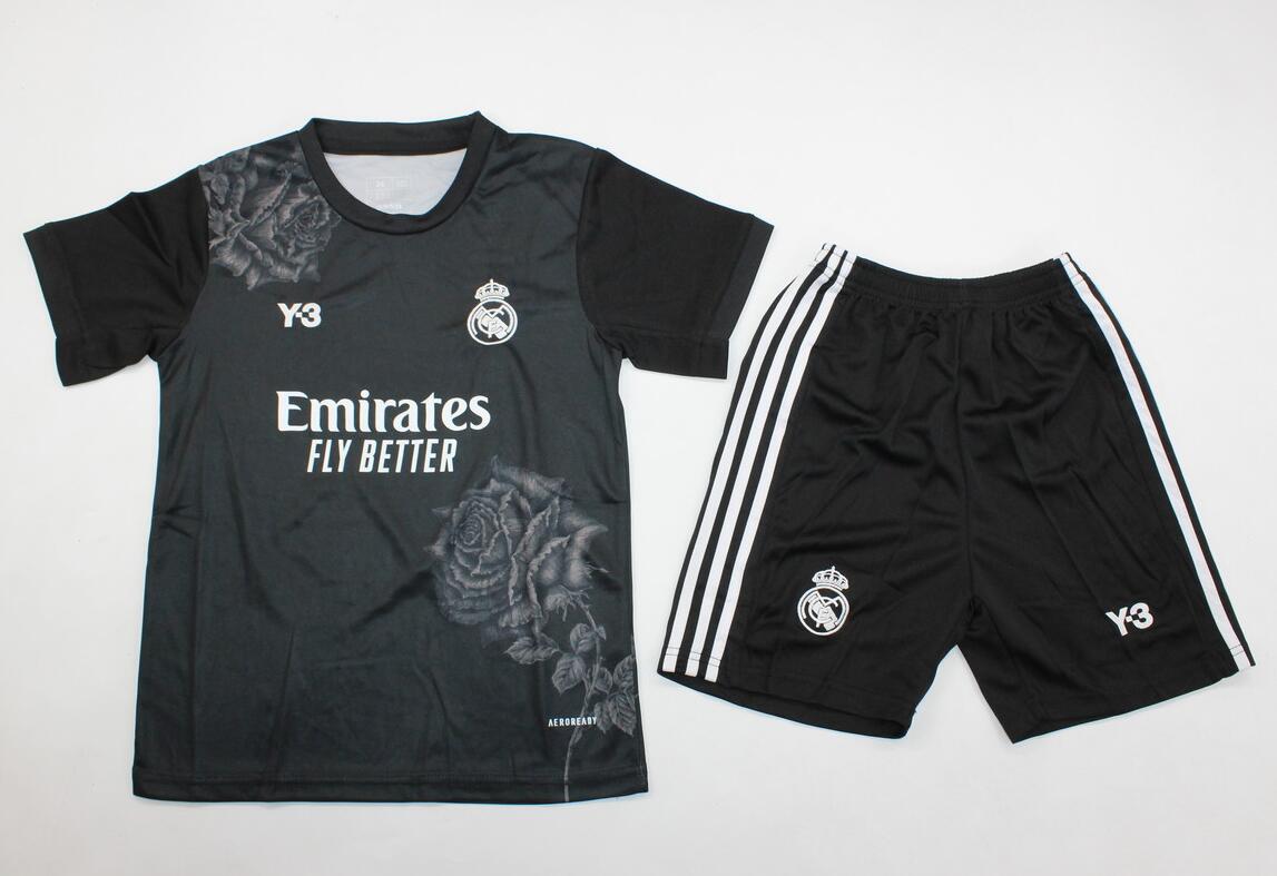 Maillot Real M adrid Édition Spéciale Y-3 Noir 24/25 Junior