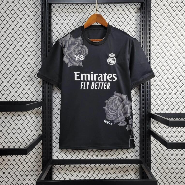 Maillot Real M adrid Édition Spéciale Y-3 Noir 24/25