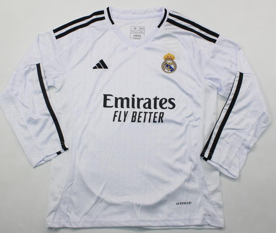 Maillot Real M adrid Domicile 24/25 ML Junior