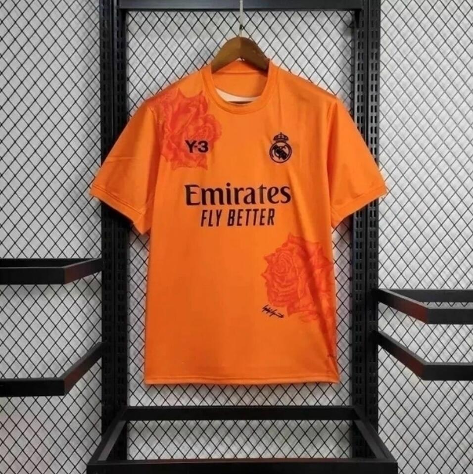 Maillot Real M adrid Y-3 Gardien Naranja 24/25