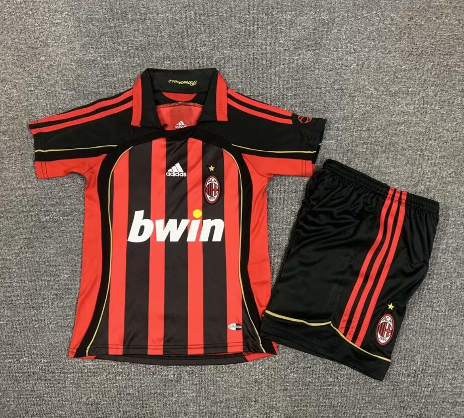 Maillot Retro Ac Milan Domicile 06/07 Junior