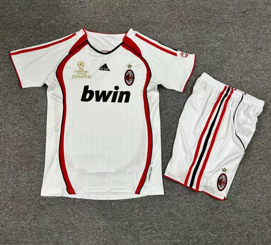 Maillot Retro Ac Milan Extérieur 06/07 Junior