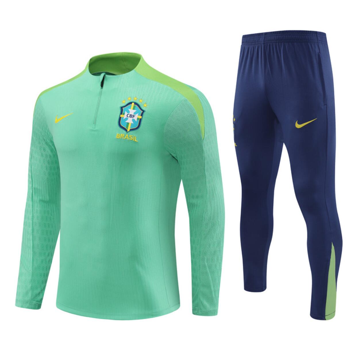 Maillots BRASIL Pre-Match (Hombre/Junior) 24/25 + Pantalon