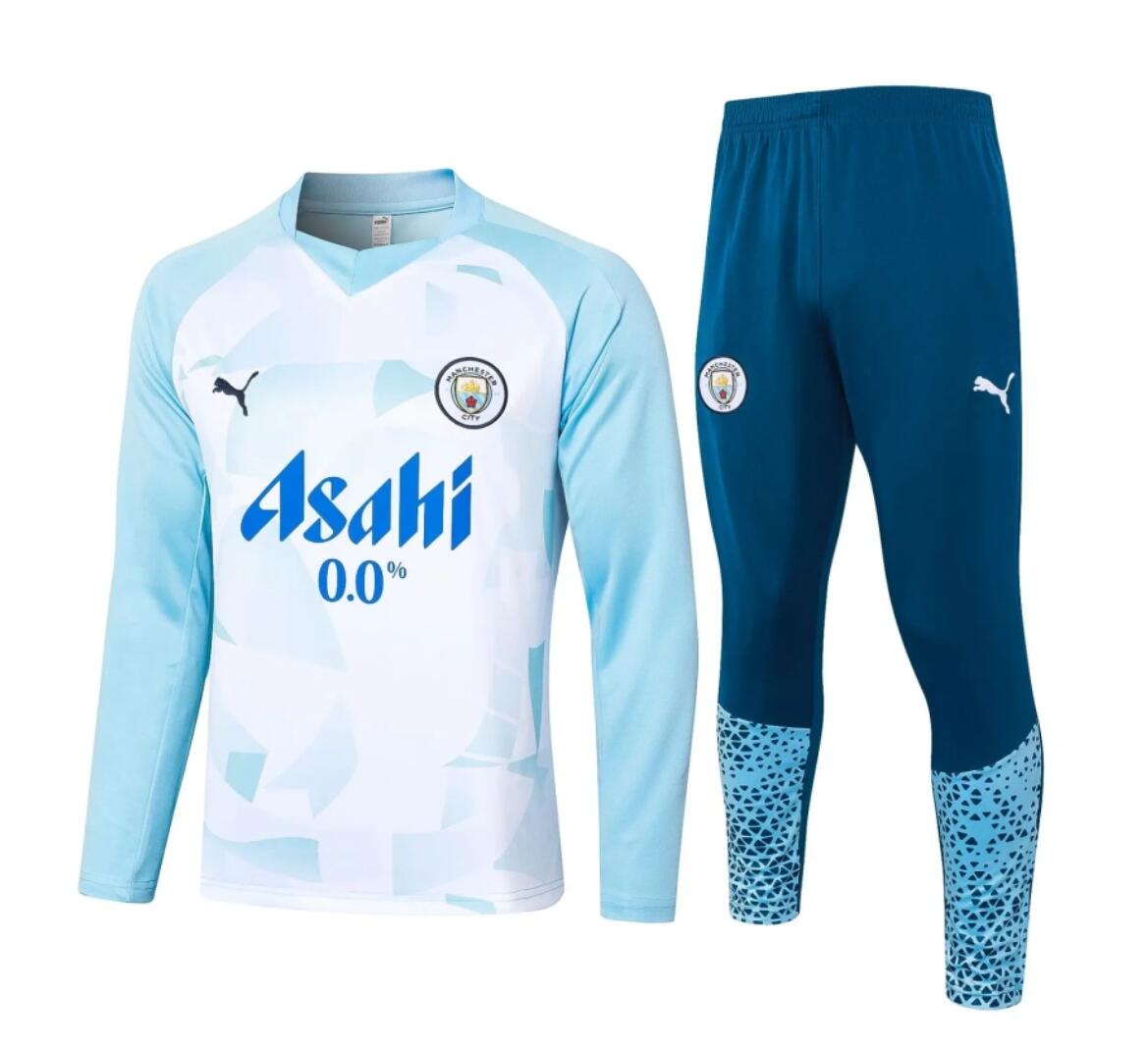 Survêtements Manchester City 23/24 Bleu + Pantalon