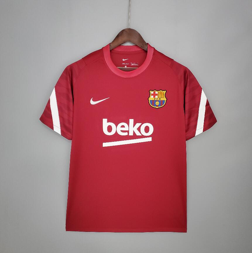 Maillot B-arcelona Entrenamiento 21/22 Rouge