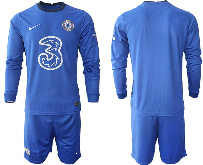 Maillot Chelsea FC Domicile 2020/2021 Manga Larga