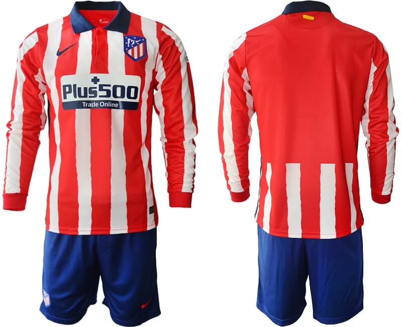 Maillot Del Atlético De Madrid 2020/2021 Manga Larga