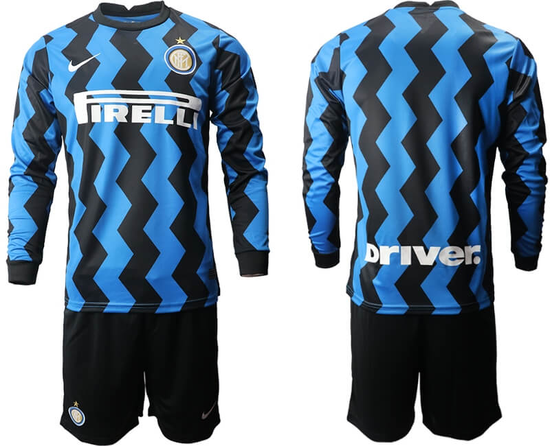 Maillot Inter De Milán Domicile 2020/2021 Manga Larga