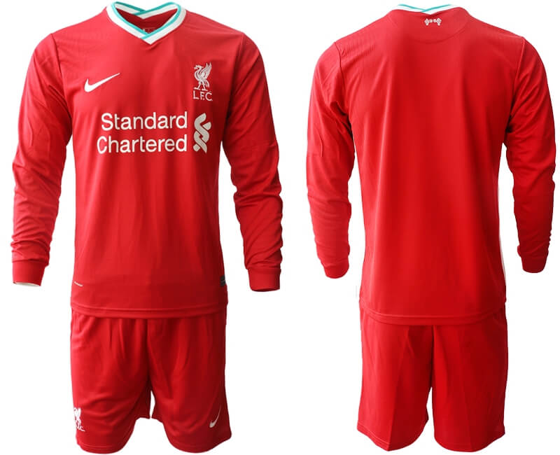 Maillot Liverpool Domicile 2020/2021 MANGA LARGA