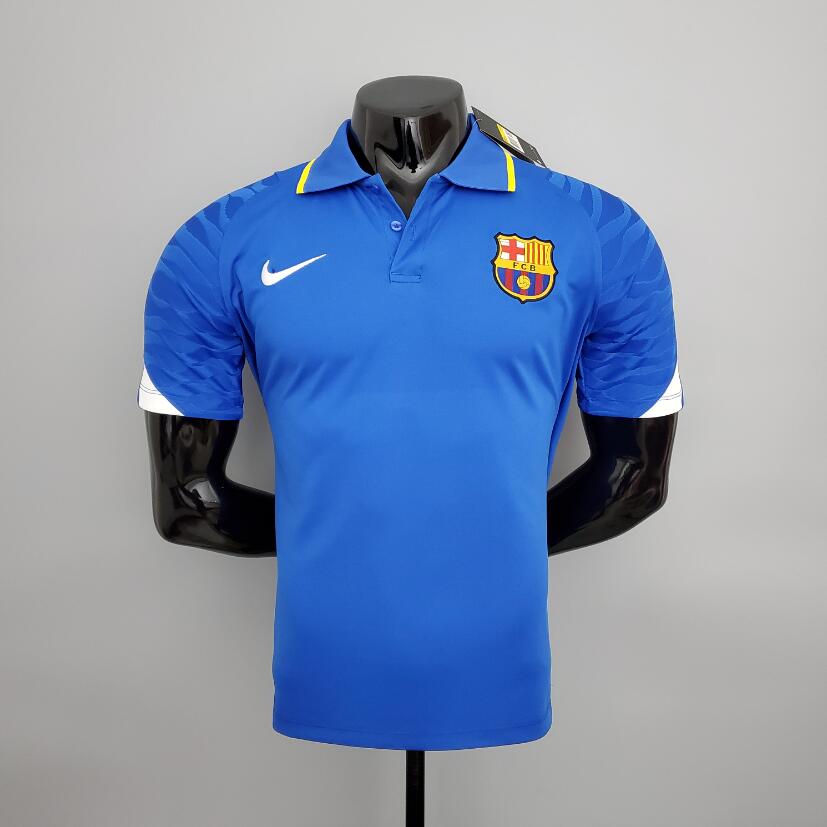 Maillot Polo B-arcelona 2021/22 Bleu