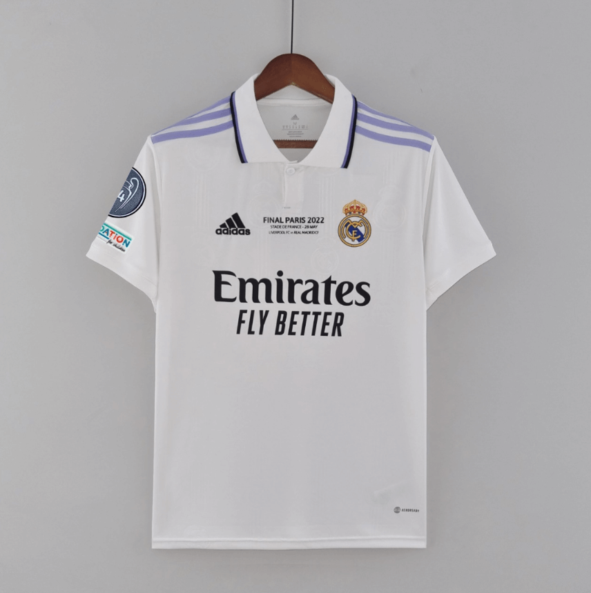 Maillot Real M adrid 14 Champions 22/23