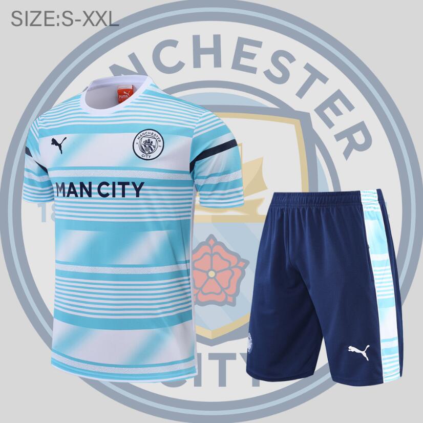 Maillot 22/23 Manchester City Traje De Entrenamiento Entrenamiento Previo Al Partido + PANTALONES