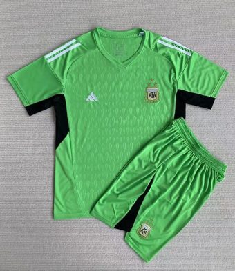 Maillot Argentina 2023 Local Gardien 3 Estrellas Junior