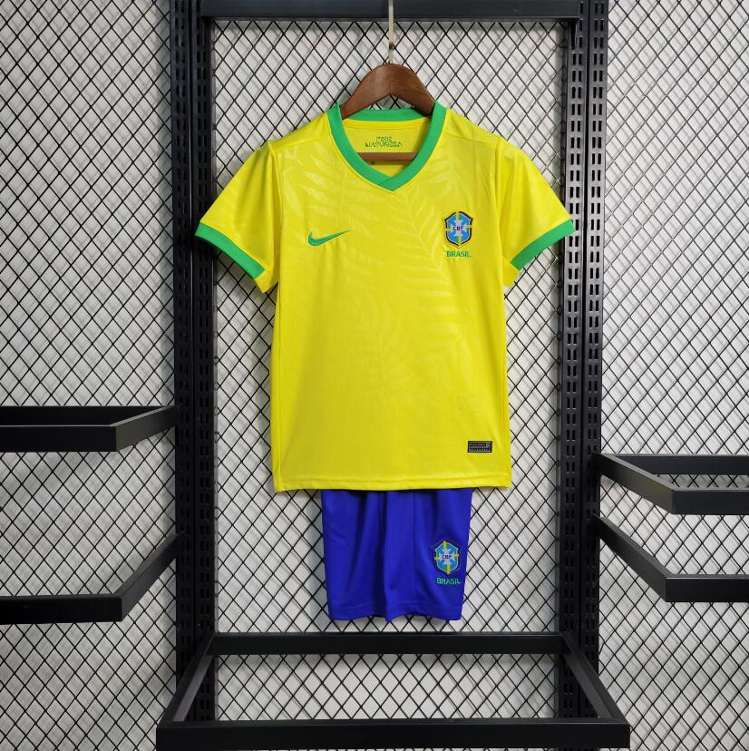 Maillot Brasil Domicile Mundial Femenino 2023 Junior