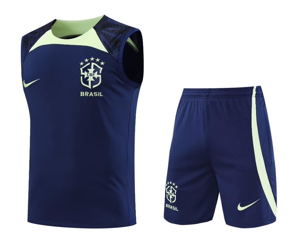 Maillot De Fútbol Sin Mangas BRASIL Training Kit 22/23 + Pantalone