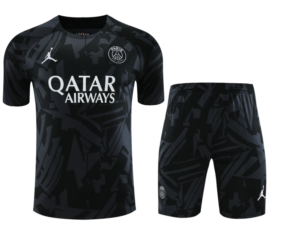 Maillot FC Paris Saint-Germain Pre-Match 23/24 Noir + Pantalon