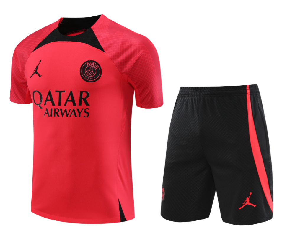 Maillot FC Paris Saint-Germain Pre-Match 23/24 Rouge + Pantalon