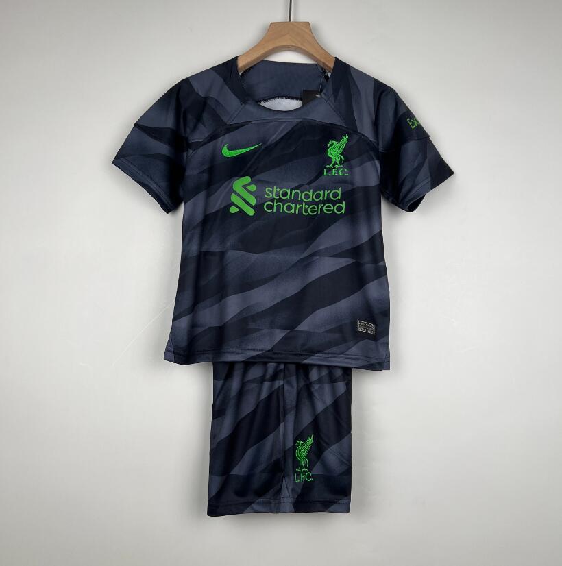 Maillot Liverpool Fc Gardien Noir 23/24 Junior