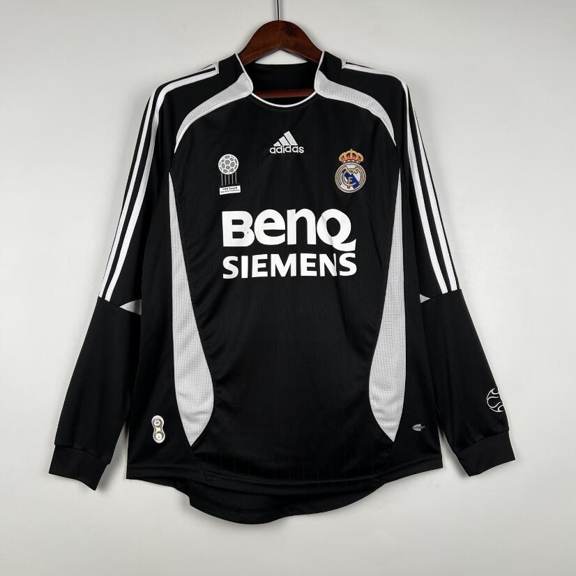 Maillot Retro Real M adrid Third 06/07 ML