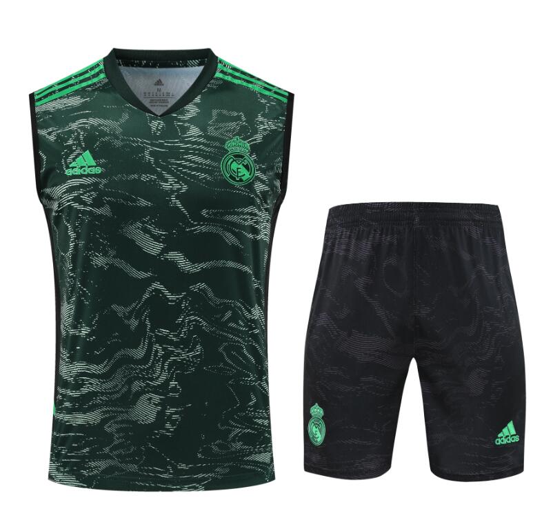 Maillot Sans Manche Real M adrid Pre-Match 23/24 + Pantalon