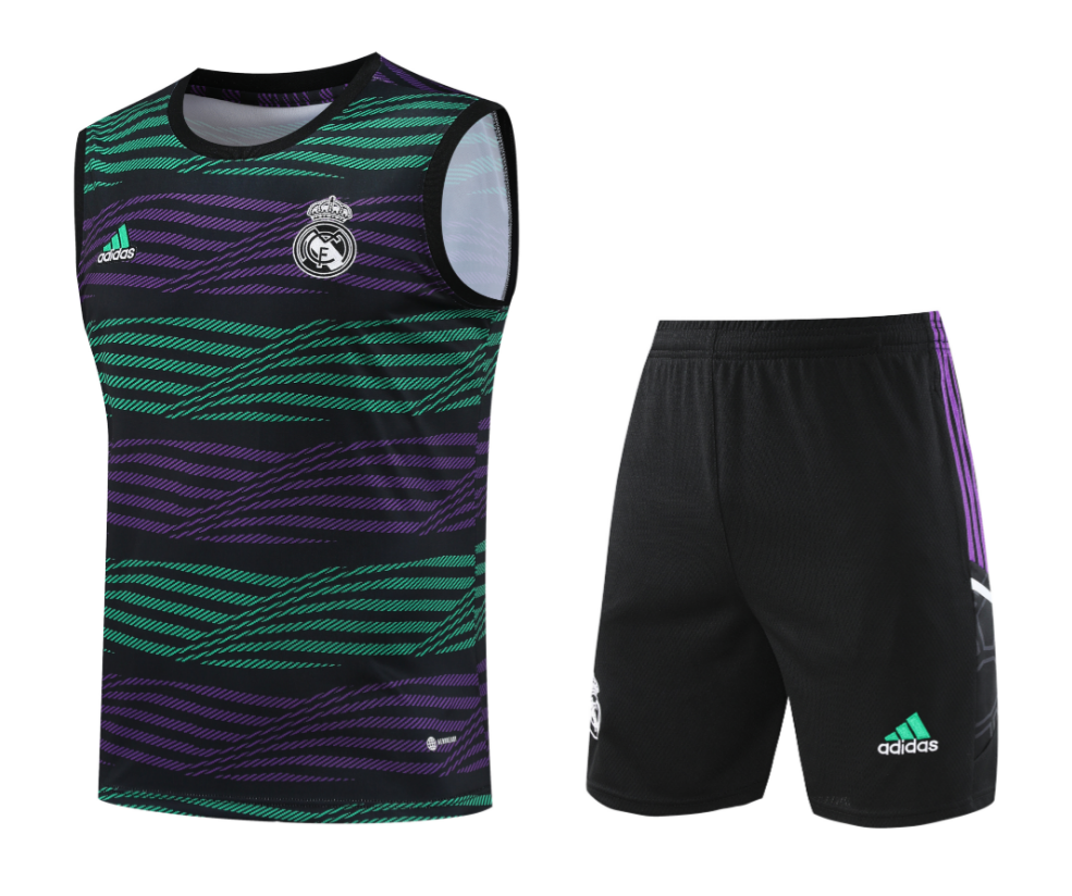 Maillot Sans Manche Real M adrid CF Pre-Match 23/24 + Pantalon