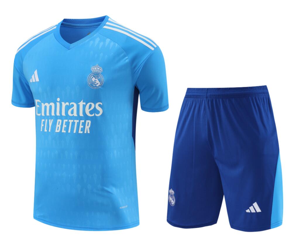 Maillot Gardien Real M adrid 2023-2024 Bleu