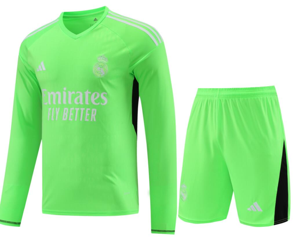 Maillot Gardien Real M adrid 2023-2024 Verde ML