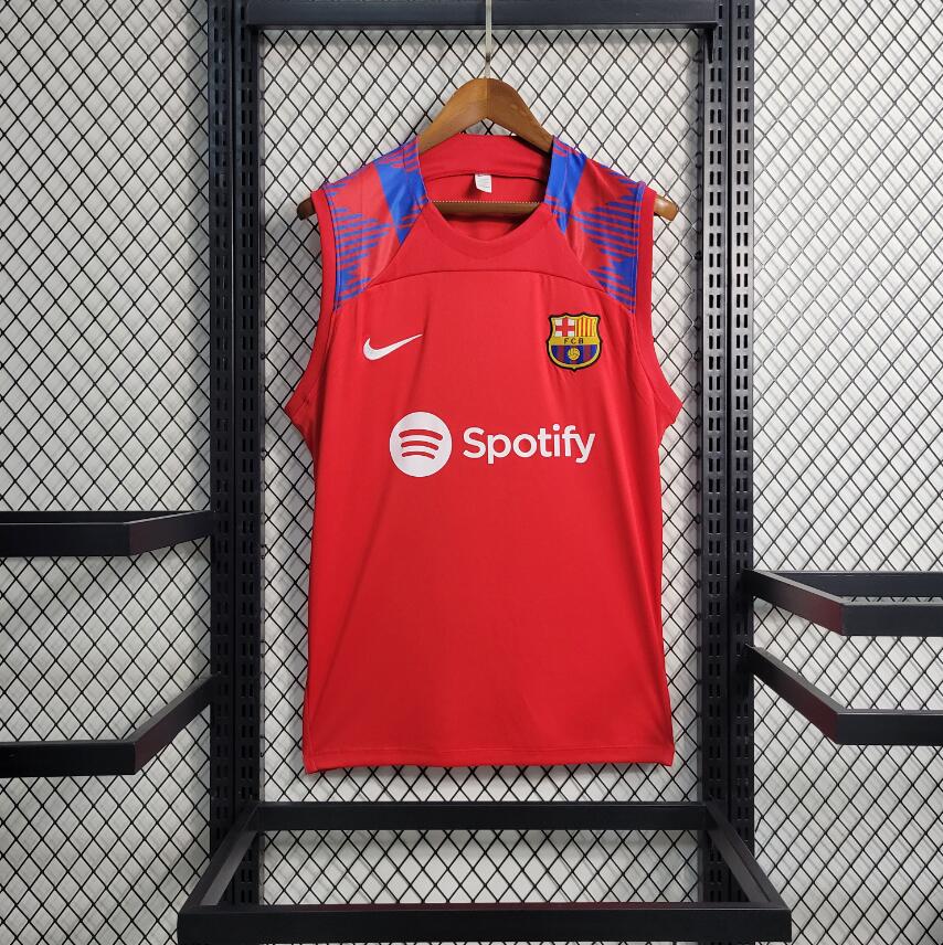 Maillot Sans Manche B-arcelona Pre-Match Rouge 23/24