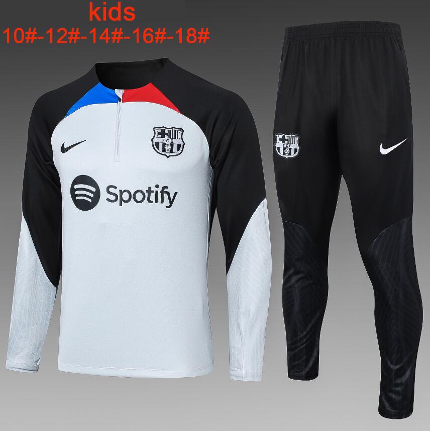 Survêtements Fc B-arcelona Training 2023-2024 Gris Junior + Pantalon