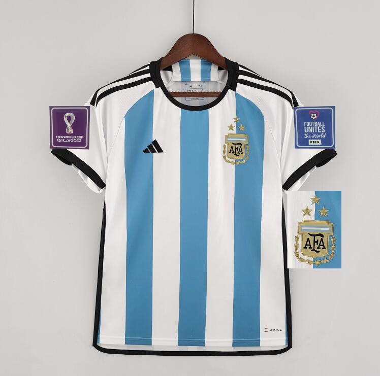 Maillot Argentina Domicile 2022 Junior 3 estrellas