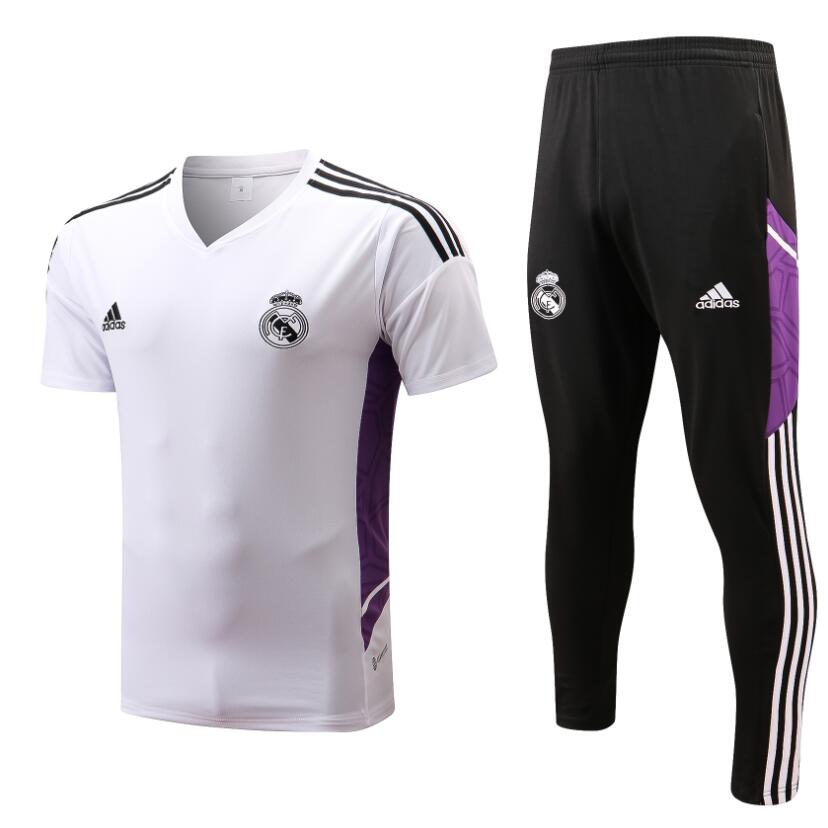 Maillot Real M adrid Entrenamiento 22/23 Blanc + Pantalon