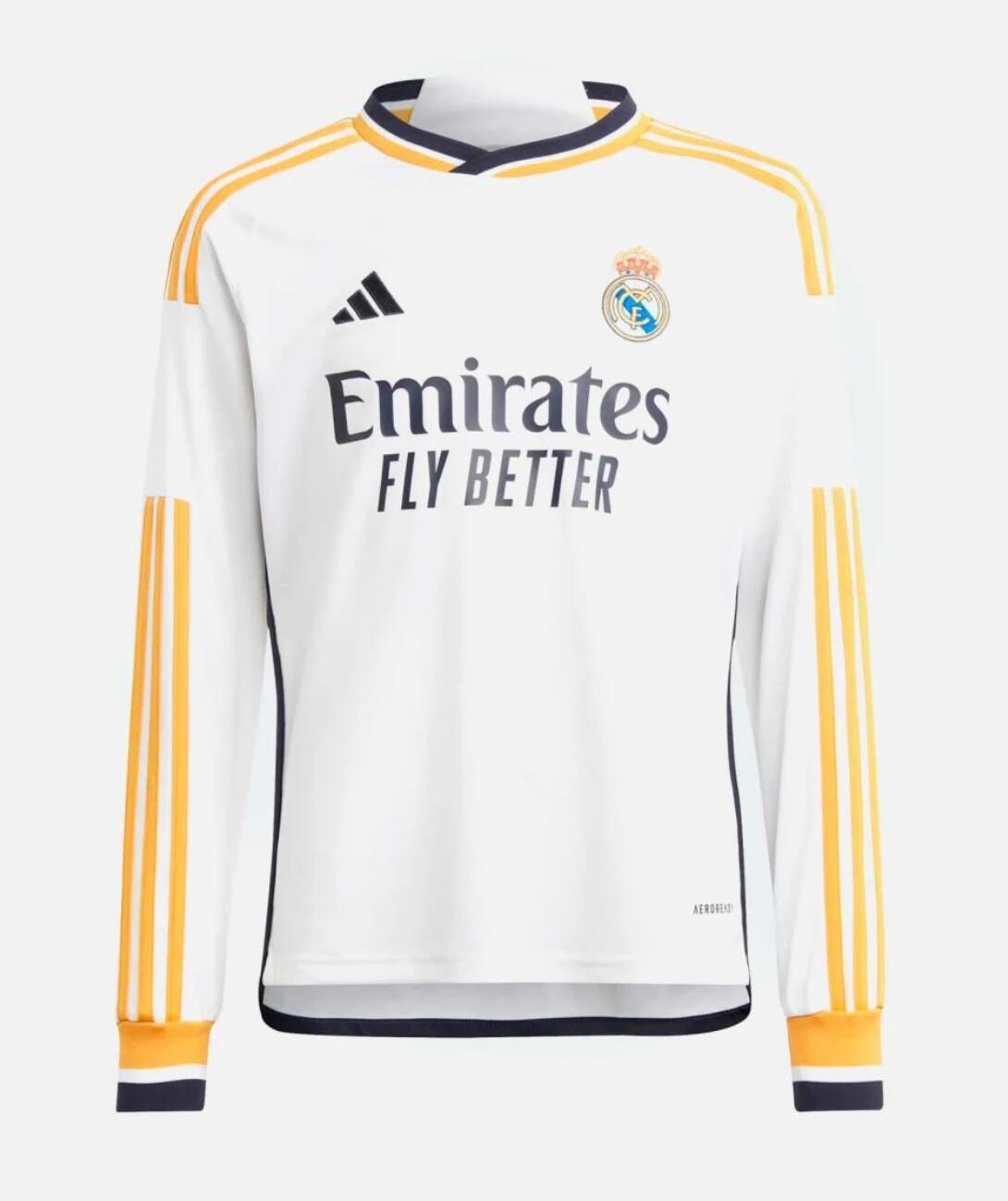 Maillot Manga Larga 1ª Real M adrid 2023/2024 Hombre