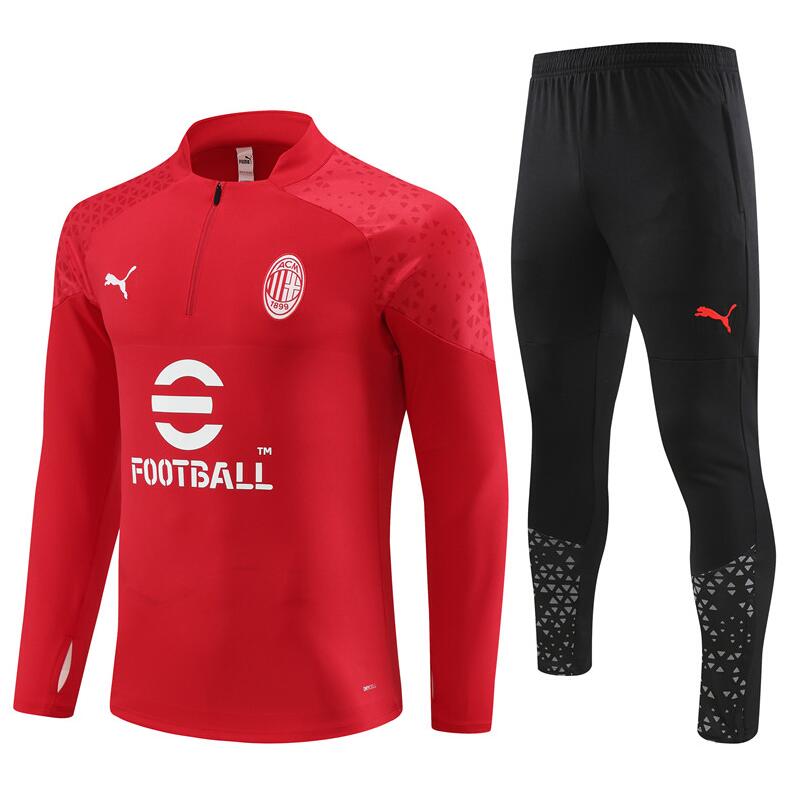 Survêtements AC Milan 23/24 Rouge + Pantalon