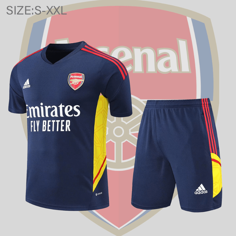 Maillot Arsenal Conjunto De Entreno Manga Corta 22/23 Royal Blue