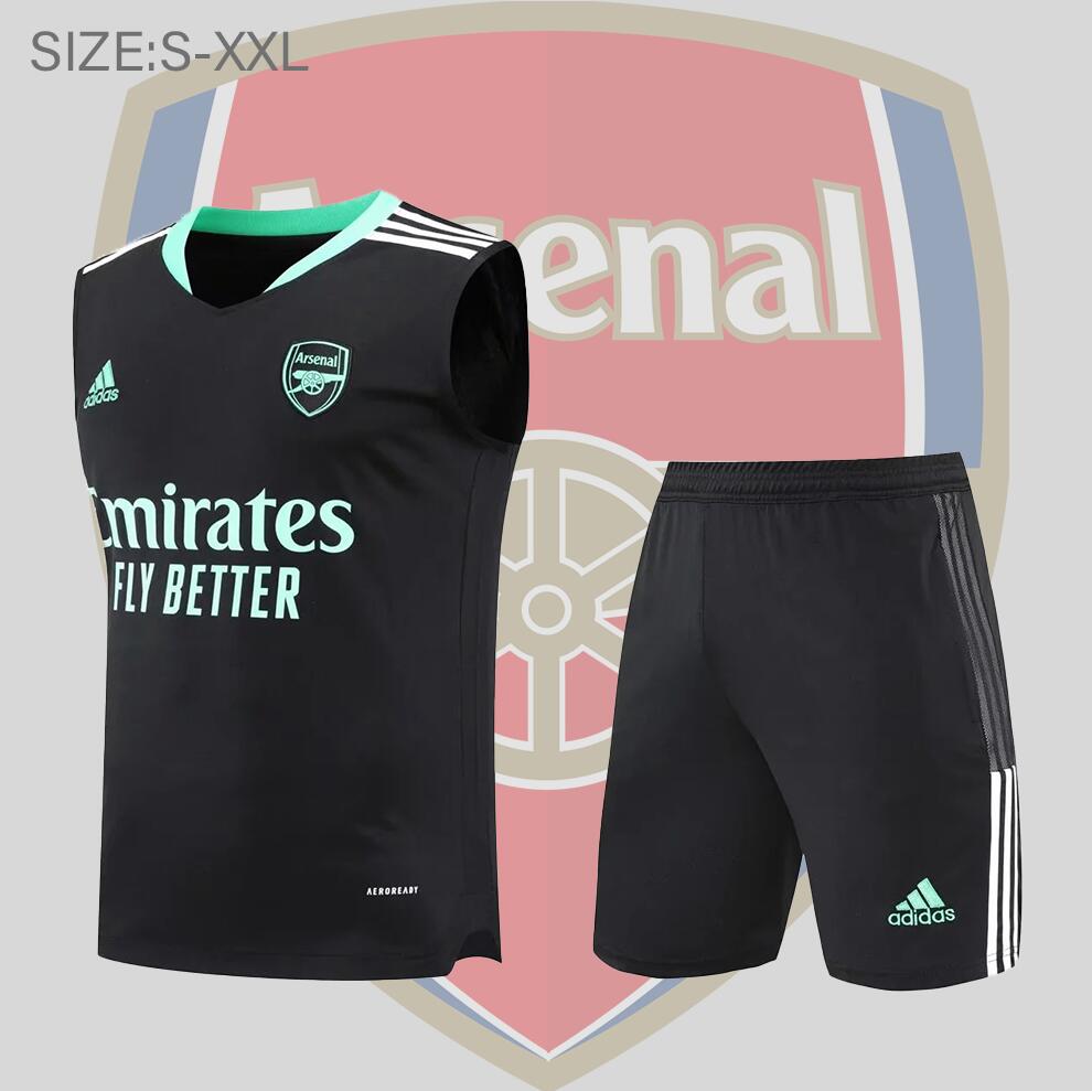 Maillots Sin Mangas Arsenal 22/23 KIT Negra