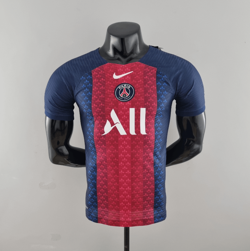 Maillot 22/23 Psg Versión Conjunta Rouge Y Bleu