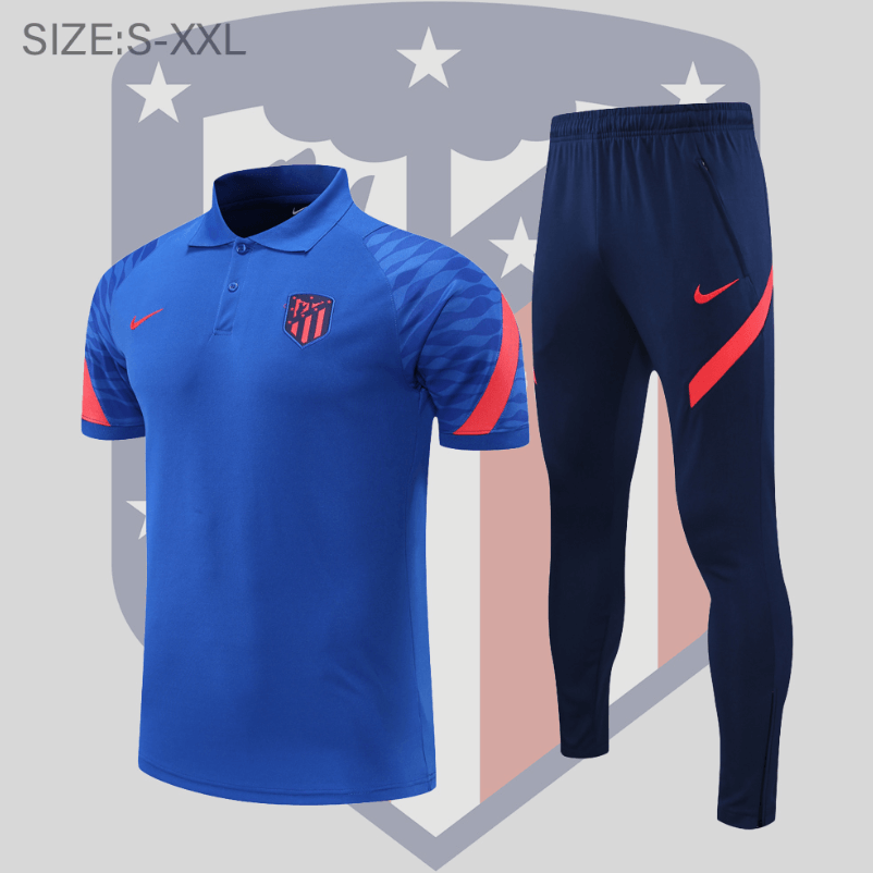 Polo Atletico Madrid Kit Bleu Diamante