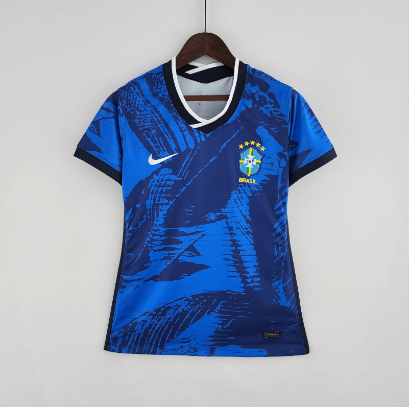 Maillot 2022 Brazil Clásica Bleu Femme