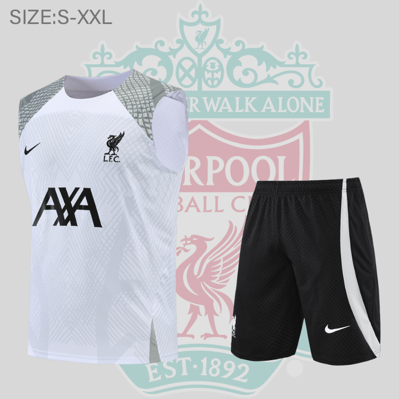 Maillot De Fútbol Sin Mangas Liverpool Pre-Match 22/23 Blanc