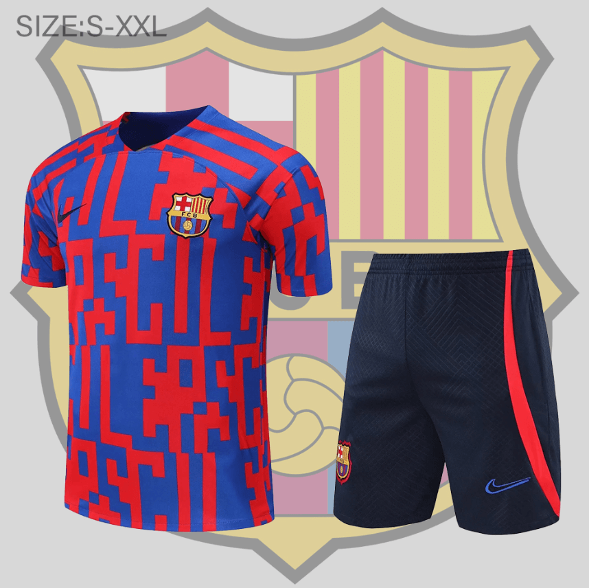 Maillot FC B-arcelona Pre-Match 2022-2023 + Pantalon