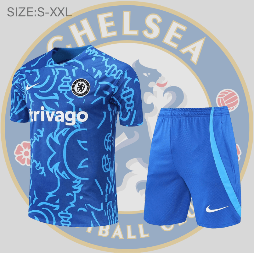 Maillot FC Chelsea Pre-Match 2022-2023 + Pantalon