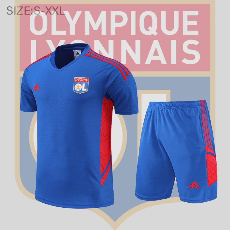 Maillot Ropa De Entrenamiento De Olympique Lyonnais 22/23 + Pantalon