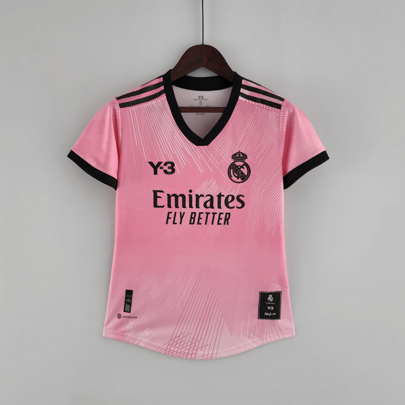 Maillot Y-3 Real M adrid 120th Anniversary Rosa Femme