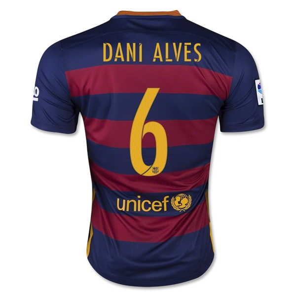 Maillot B-arcelona 15/16 DANI ALVES PRIMERA EQUIPACIÓN