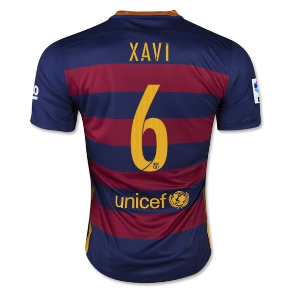 Maillot B-arcelona 15/16 XAVI PRIMERA EQUIPACIÓN