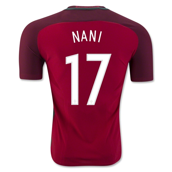 Maillot Portugal 2016 NANI Authentic PRIMERA EQUIPACIÓN